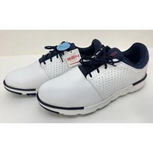 NWT Skechers Go Golf Elite  V.3 Approach LT-RF Leather Golf Shoes White Size 11